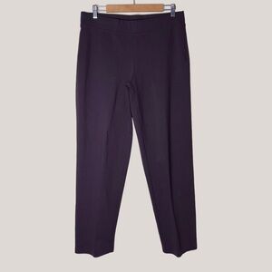 Eileen Fisher Ponte Knit Pants Woman's Size medium in cassis purple